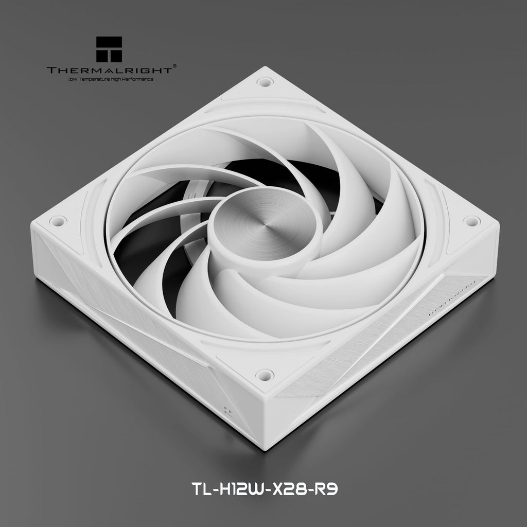 Thermalright TL-H12W-X28-R9 White 120mm PWM Fan