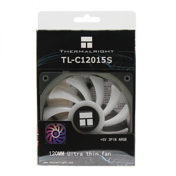 Thermalright TL-C12015S Grey A-RGB Slim 120mm PWM Fan