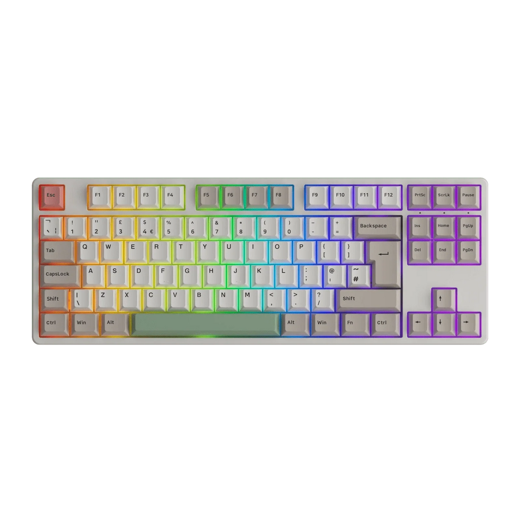 Akko 5087B Plus 9009 RGB TKL ISO UK CS Wine Red