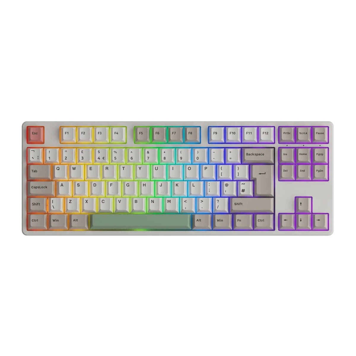 Akko 5087B Plus 9009 RGB TKL ISO UK CS Wine Red