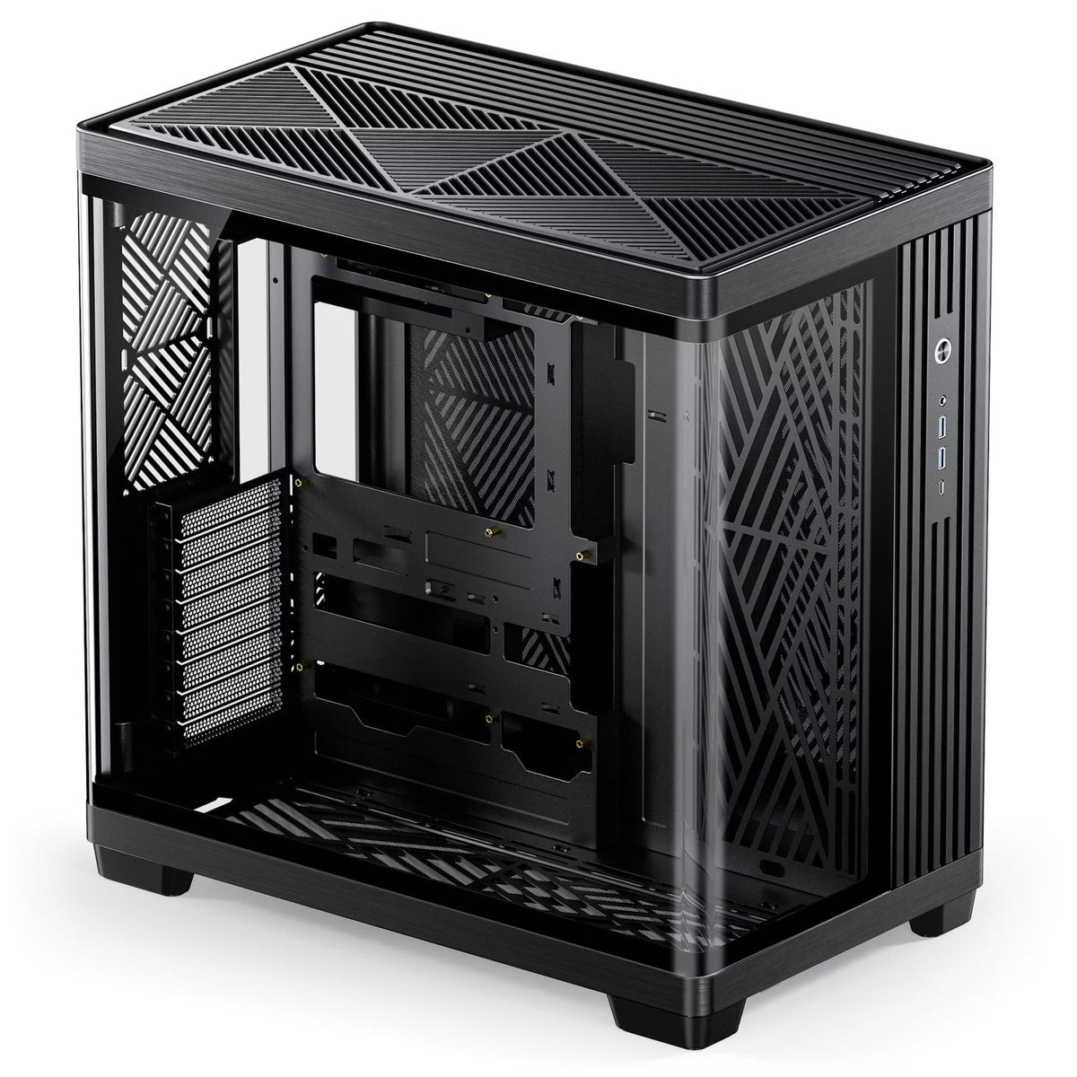Jonsbo TK-4 Black ATX Glass Case