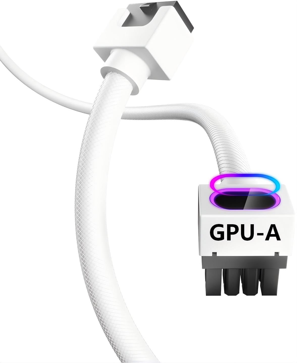 Asiahorse Hydrus 8 Pin PCIE White ARGB GPU Cable