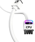 Asiahorse Hydrus 8 Pin EPS White ARGB CPU Cable
