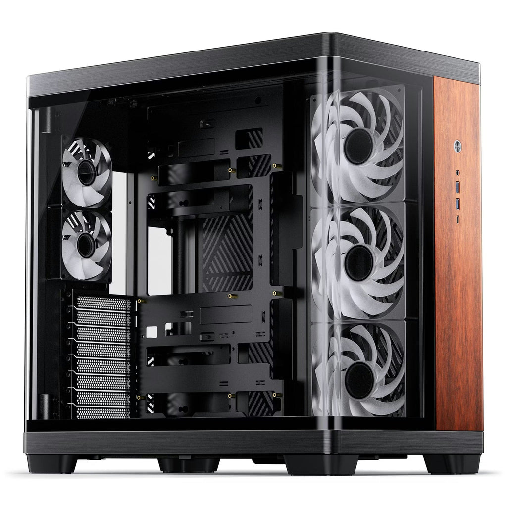 Jonsbo TK-4 Black Wood ATX Glass Case