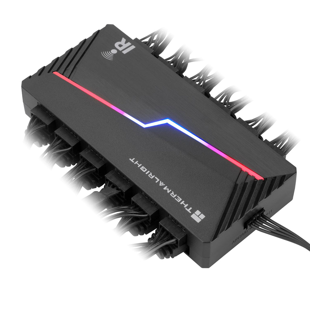 Thermalright 12-Port IR Black PWM Fan and A-RGB SATA Powered Hub