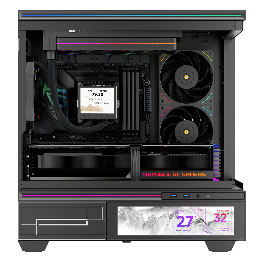 Thermalright TL-UB24R Black A-RGB Reverse 240mm PWM Fan Unit