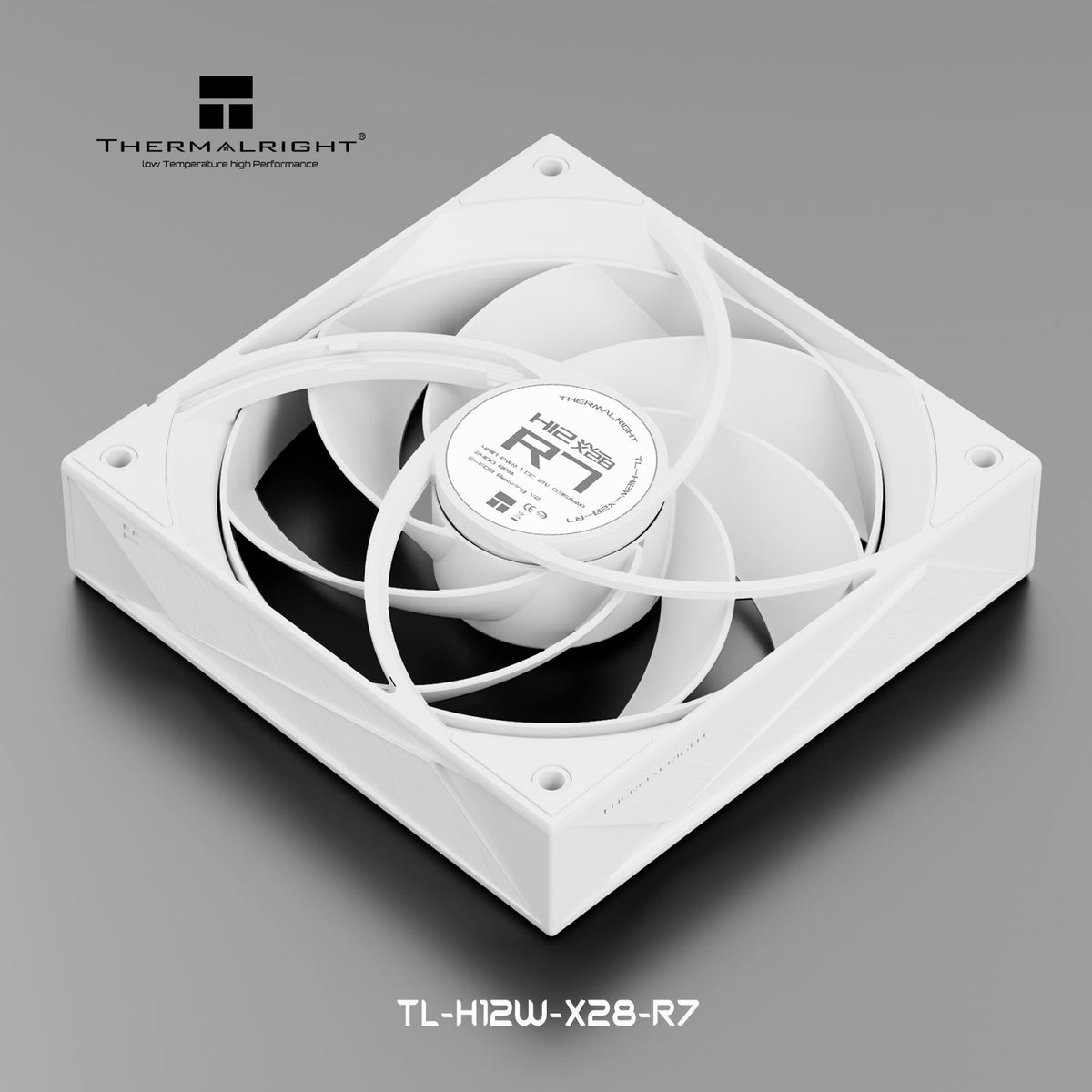 Thermalright TL-H12W-X28-R7 White 120mm PWM Fan