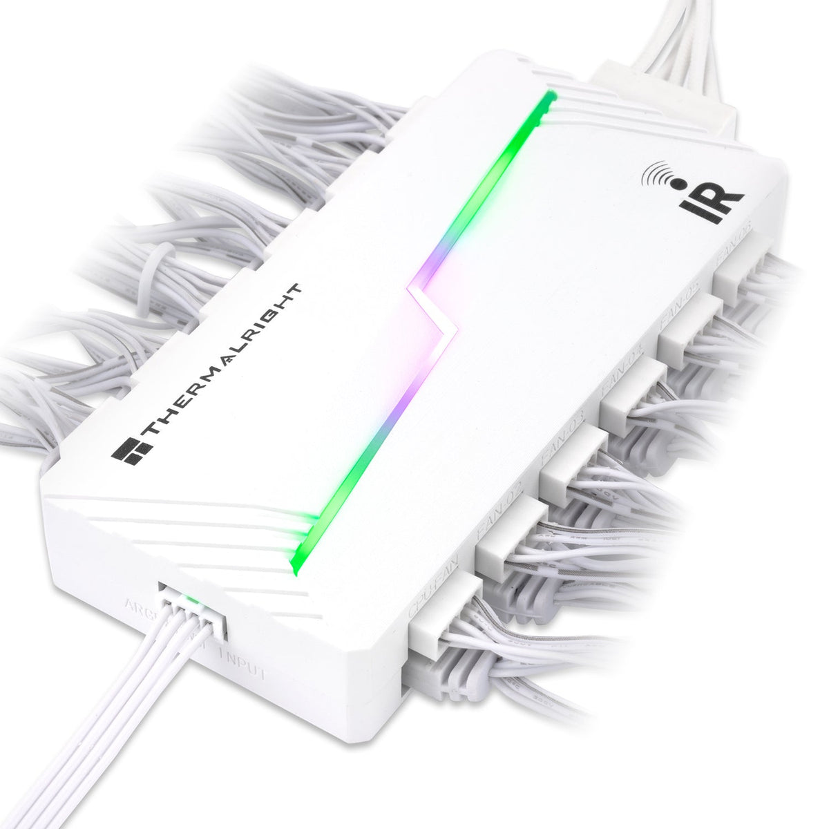 Thermalright 12-Port IR White PWM Fan and A-RGB SATA Powered Hub