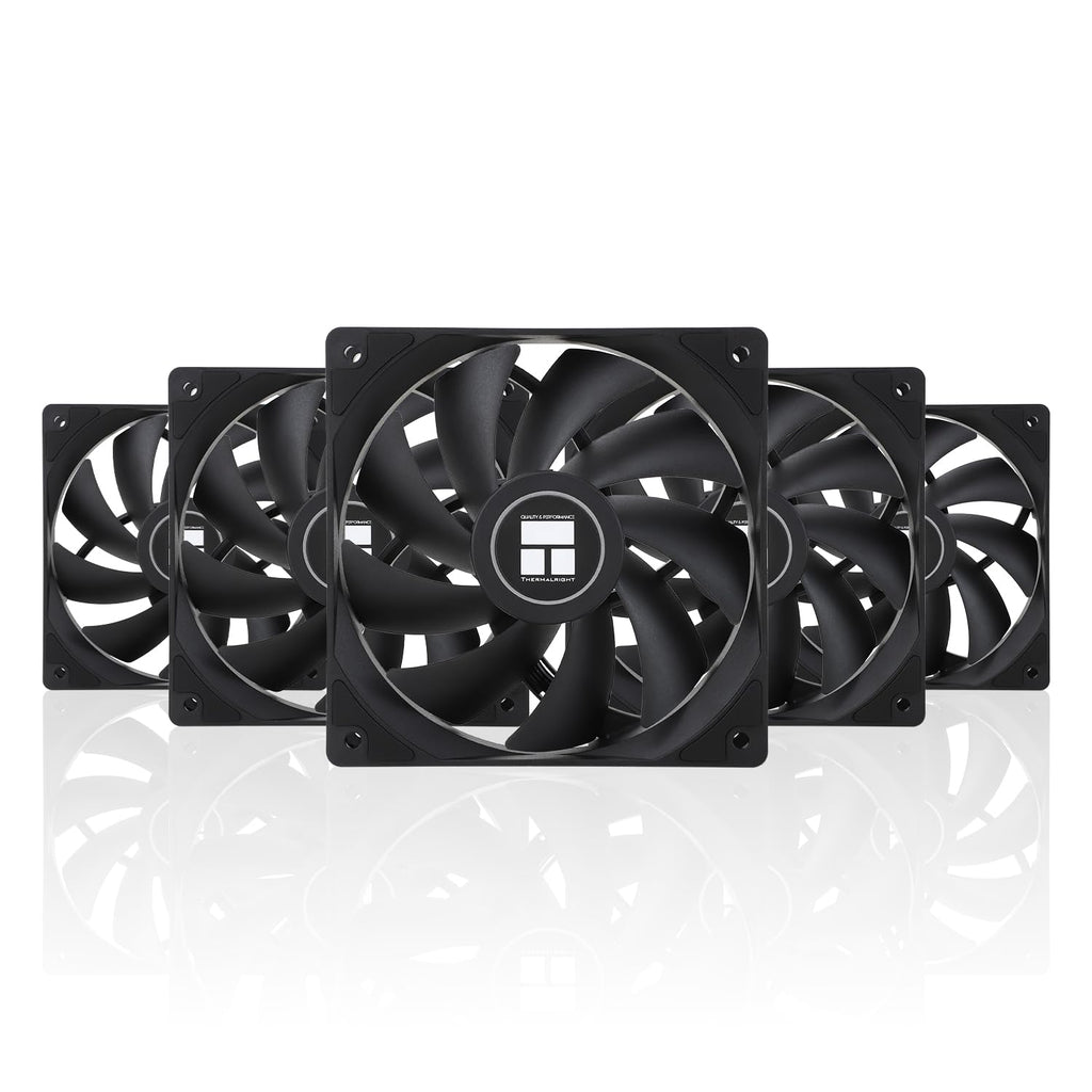 Thermalright TL-C12C Black 120mm PWM Fans 5-Pack