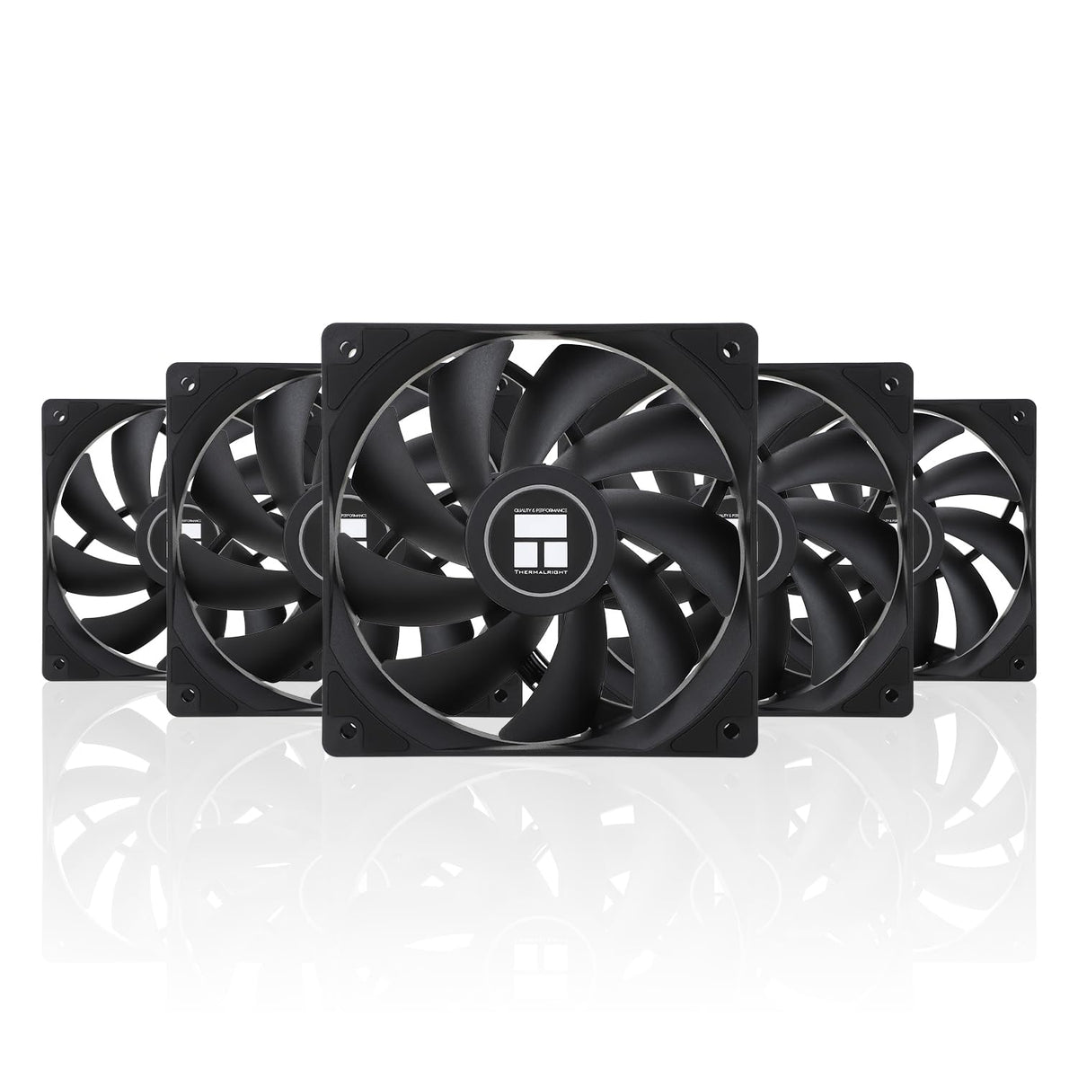 Thermalright TL-C12C Black 120mm PWM Fans 5-Pack