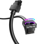 Asiahorse Hydrus 16 Pin PCIE Black Type A ARGB GPU  Cable