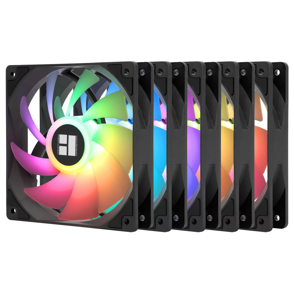 Thermalright TL-C12C-S Black A-RGB 120mm PWM Fans 5-Pack
