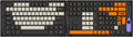 Akko Carbon Retro Cherry Profile PBT Keycaps