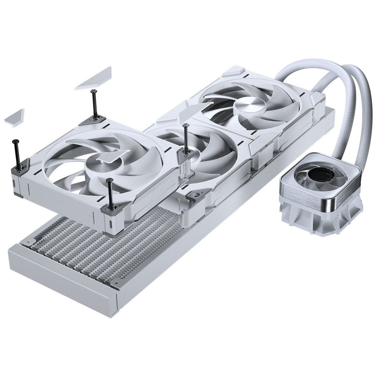 Phanteks Glacier One 420D30 X2 White DRGB 420mm AIO Liquid Cooler