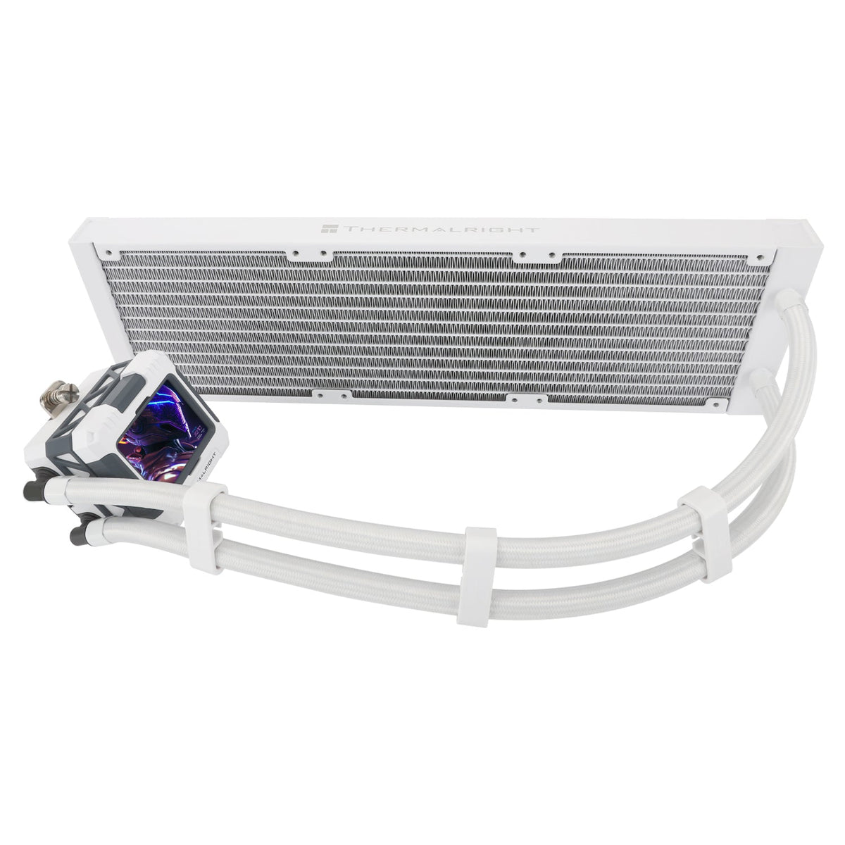 Thermalright Frozen Warframe 360 X White LCD Fanless Liquid Cooler