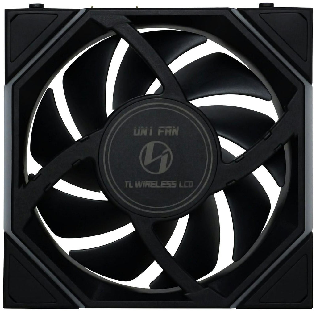 Lian-Li UNI FAN TL120 LCD Wireless Reverse ARGB Black 120mm Triple Pack