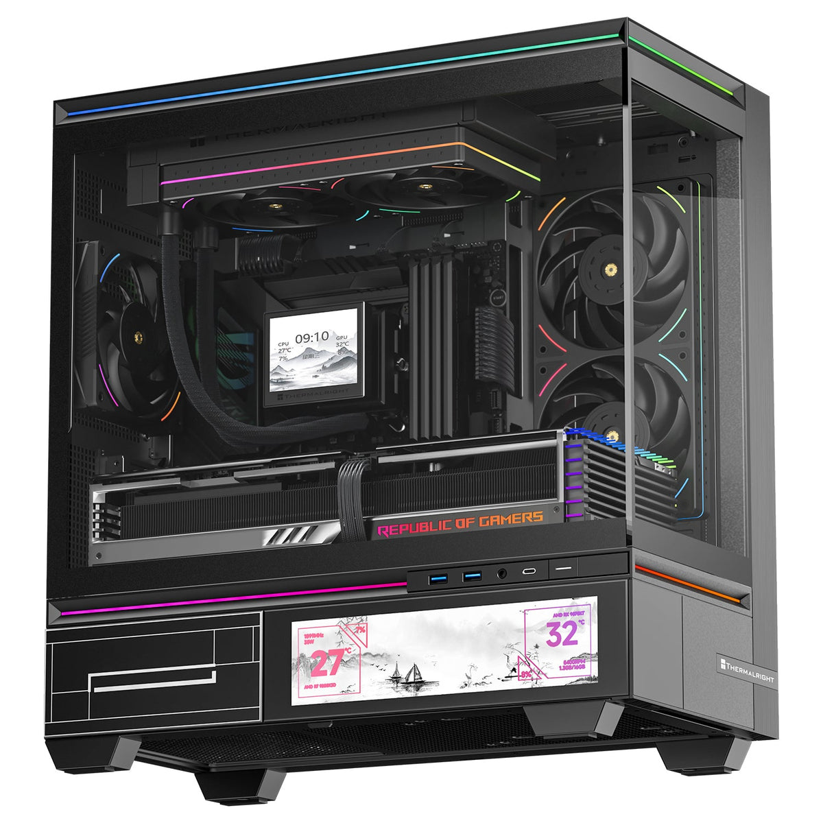 Thermalright TL-UB24 Black A-RGB 240mm PWM Fan Unit
