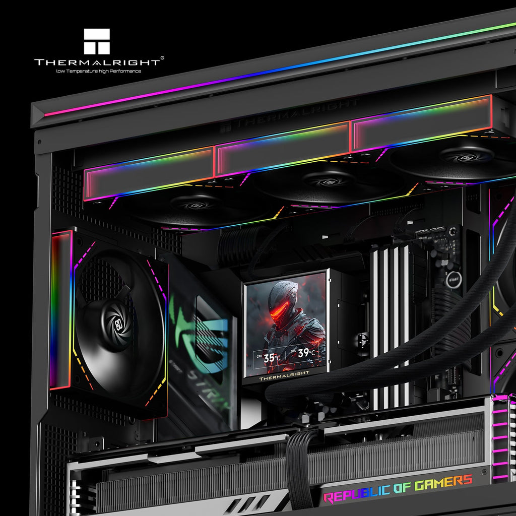 Thermalright Peerless Vision 360 ARGB Black LCD AIO Liquid Cooler