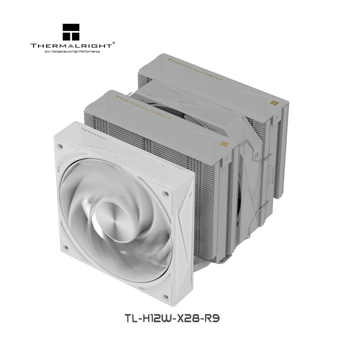 Thermalright TL-H12W-X28-R9 White 120mm PWM Fan