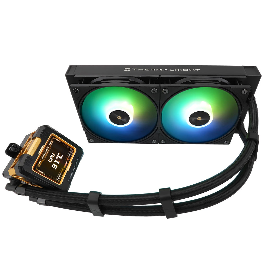 Thermalright Frozen Warframe 240 Black ARGB LCD 240mm AIO Liquid Cooler