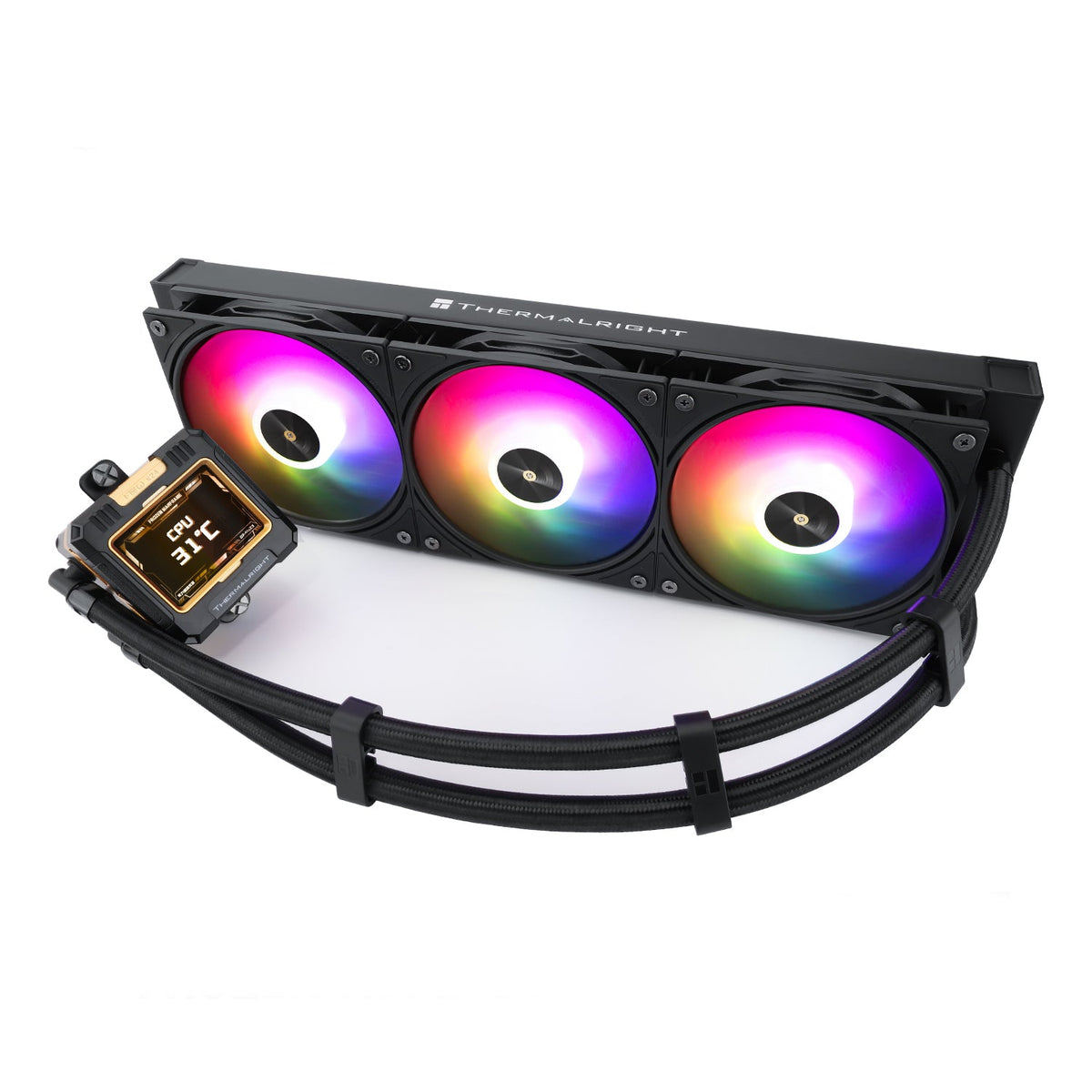 Thermalright Frozen Warframe 360 Black ARGB LCD 360mm AIO Liquid Cooler