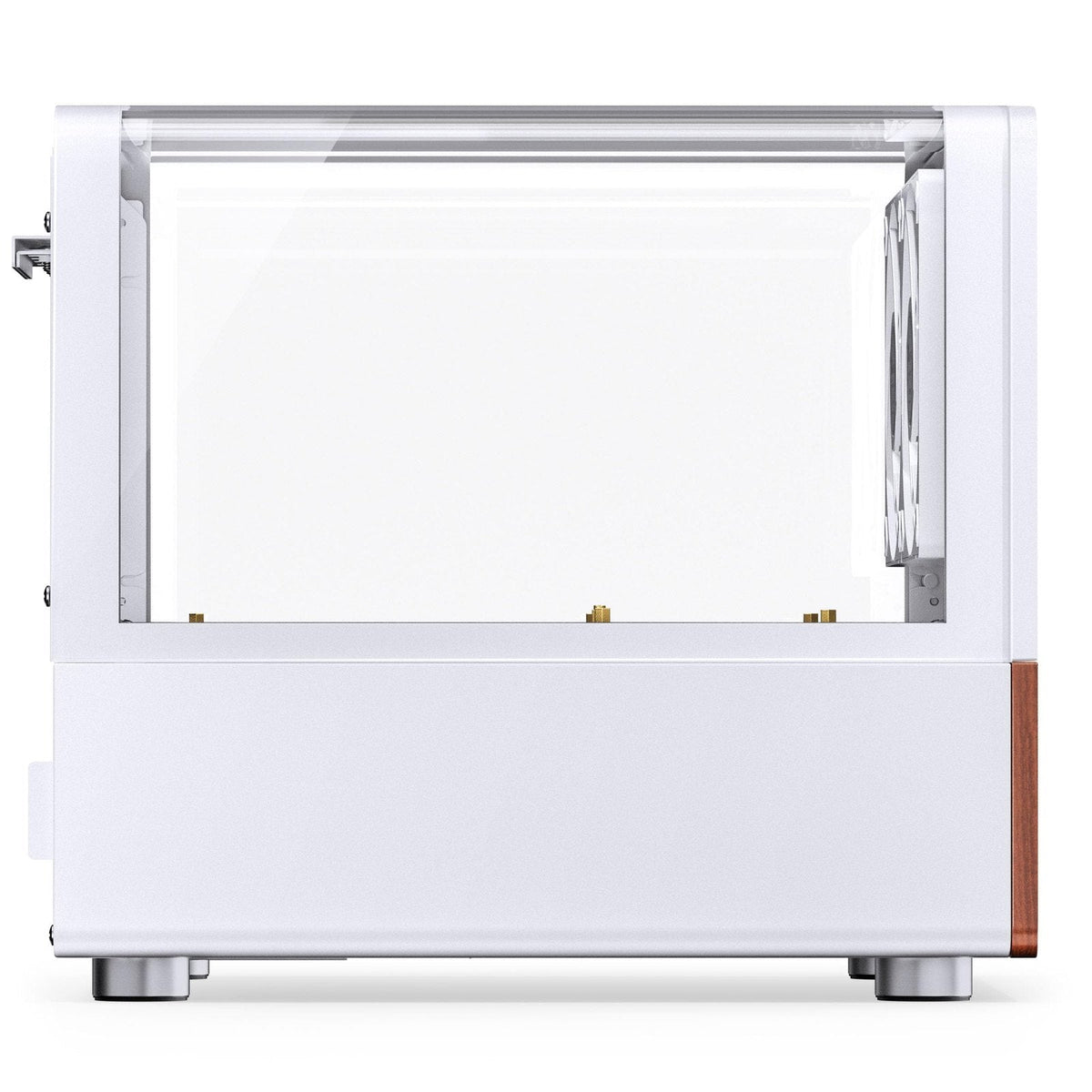 Jonsbo V12 White TG Wood Micro-ATX PC Case