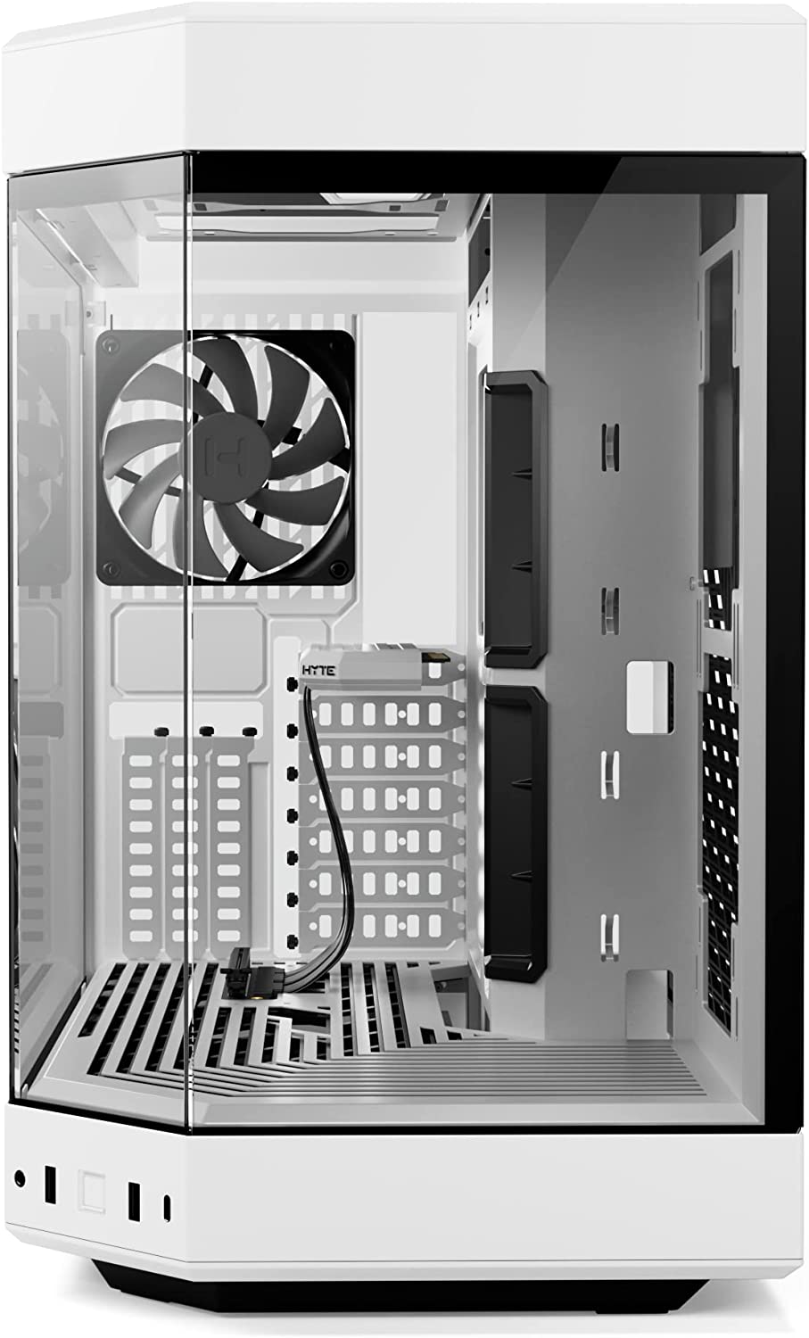 HYTE Y60 Dual Chamber ATX PC Case Snow White