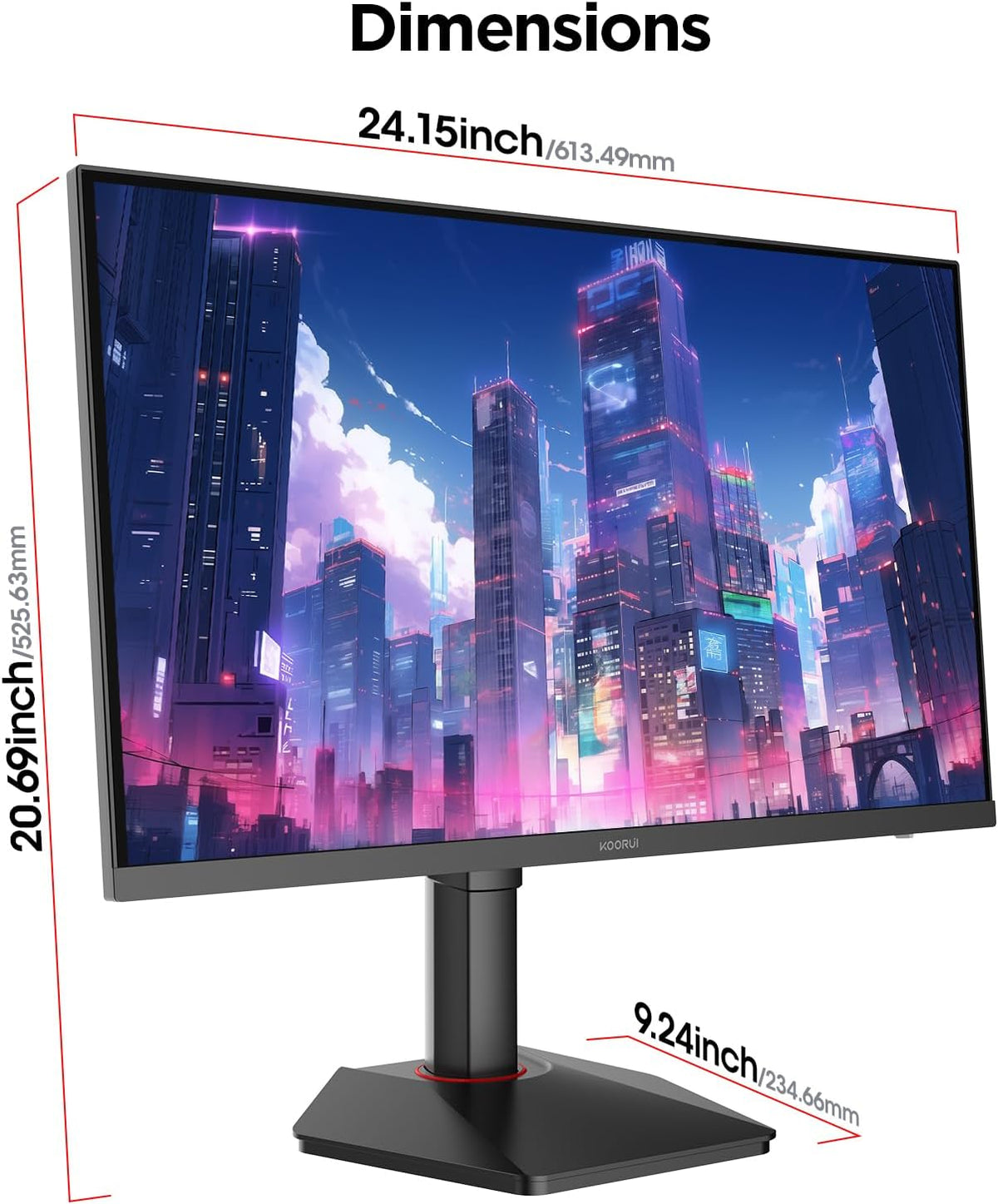 27" Koorui G2722P QHD 200Hz IPS Monitor
