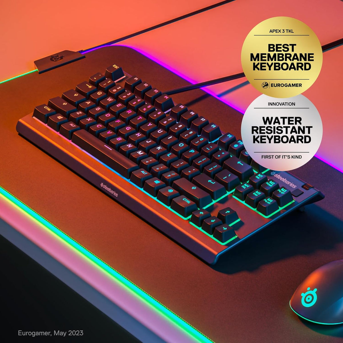 Steelseries Apex 3 TKL Wired Gaming Keyboard