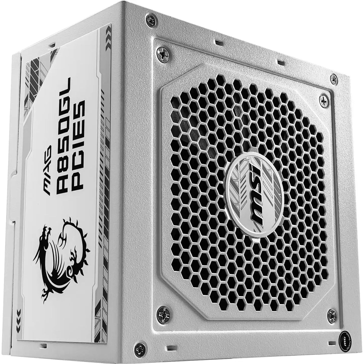 850W MSI MAG A850GL PCIE5 WHITE ATX 3.0 Gold Modular PSU