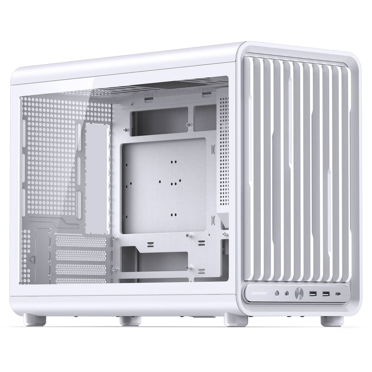 Jonsbo D33 STD Tempered Glass MATX Case - White