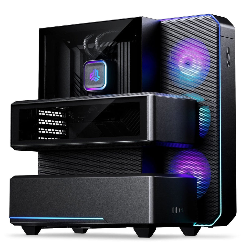 Phanteks EX5 PLUS High Airflow ATX Chamber Case with 360 AIO - Satin Black