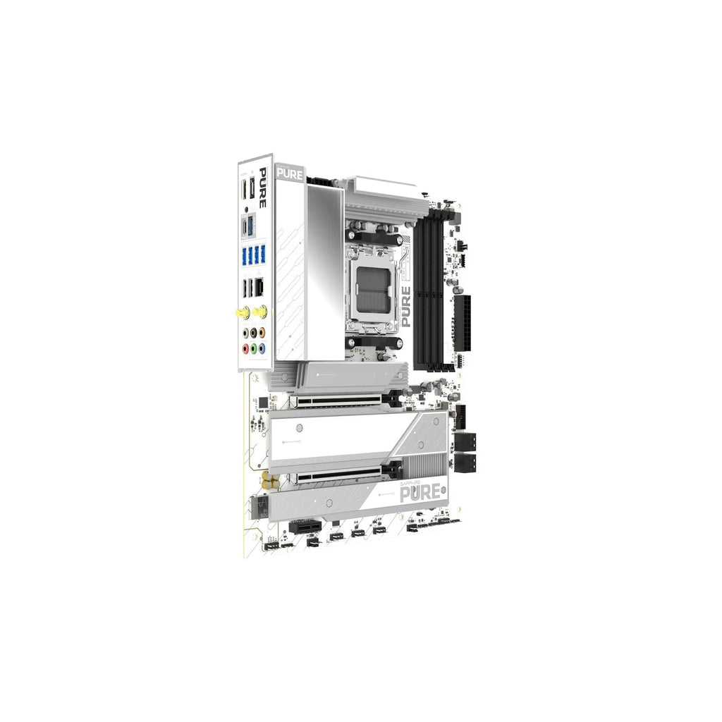SAPPHIRE Pure X870A WiFi 7 White ATX AM5 Motherboard