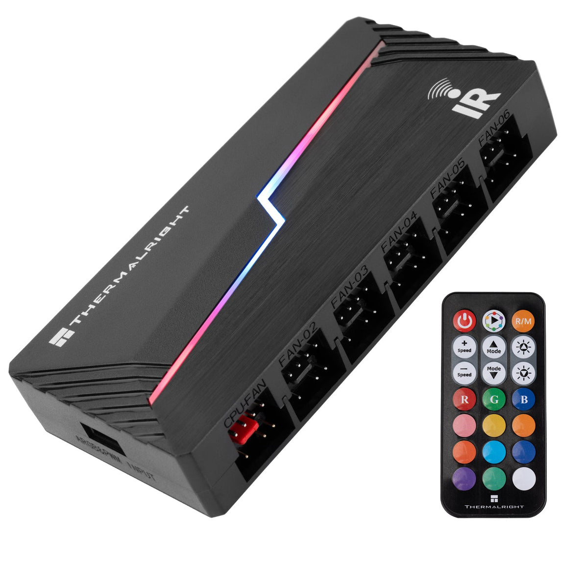 Thermalright 12-Port IR Black PWM Fan and A-RGB SATA Powered Hub