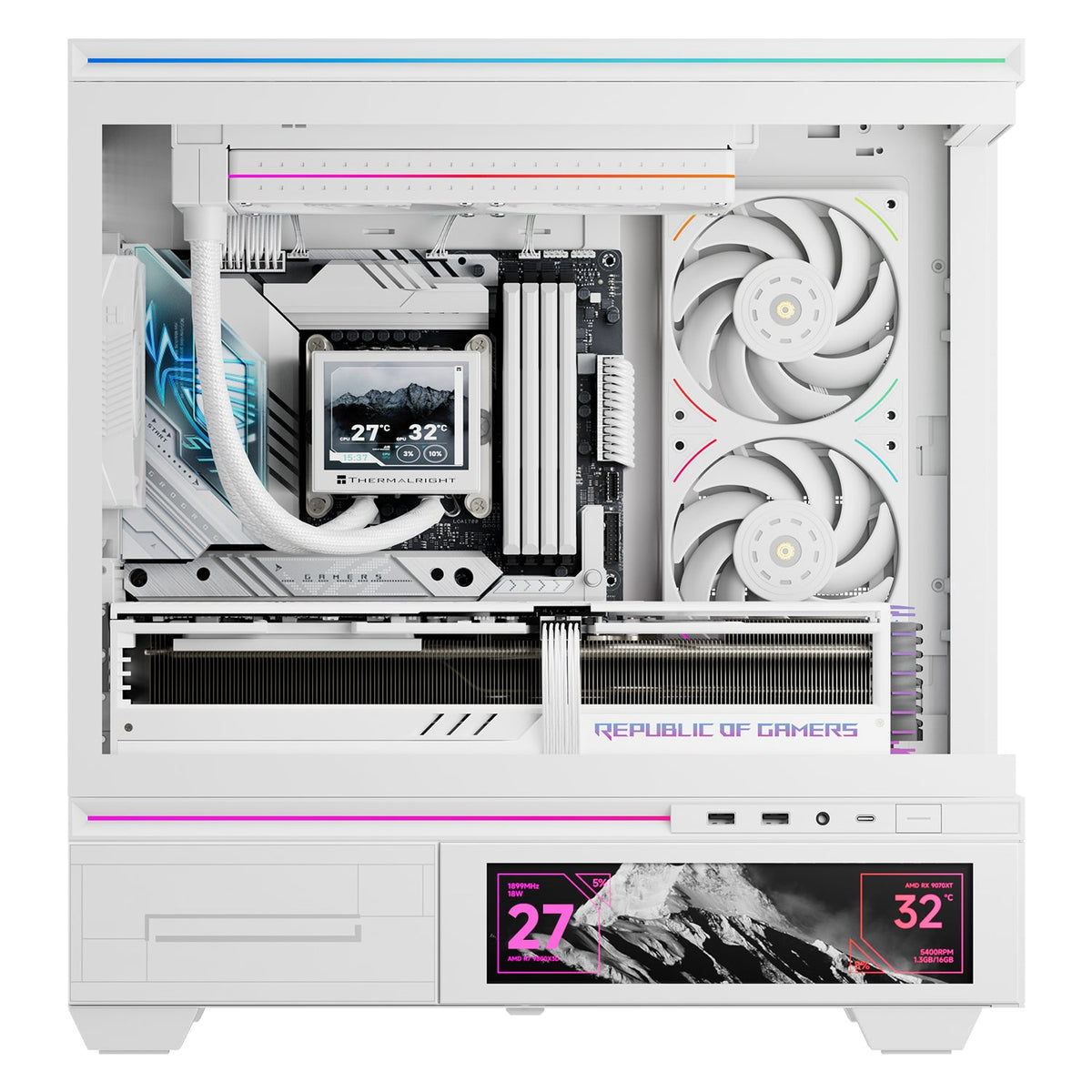 Thermalright TL-UB24W White A-RGB 240mm PWM Fan Unit