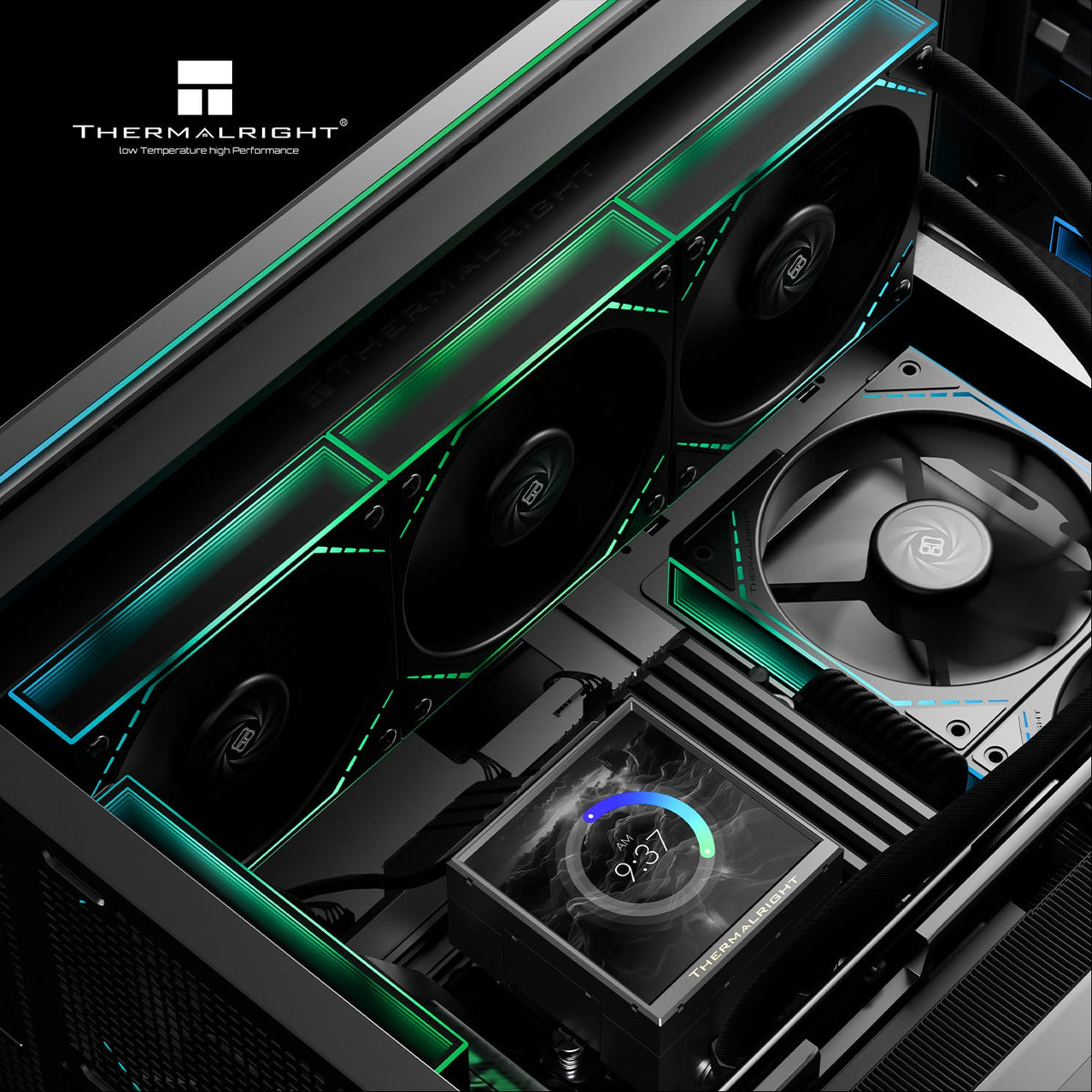 Thermalright Peerless Vision 360 ARGB Black LCD AIO Liquid Cooler