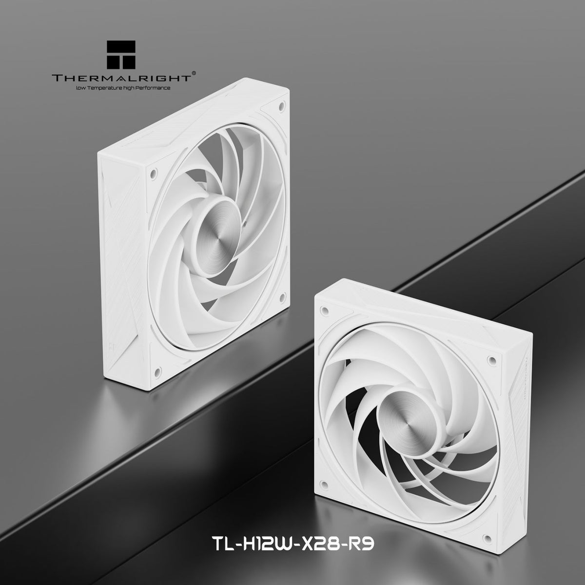 Thermalright TL-H12W-X28-R9 White 120mm PWM Fan