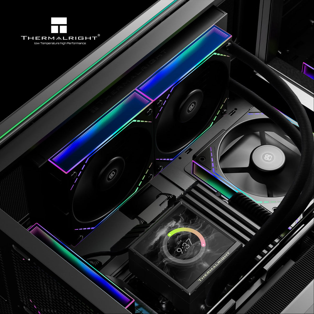 Thermalright Peerless Vision 240 ARGB Black LCD AIO Liquid Cooler
