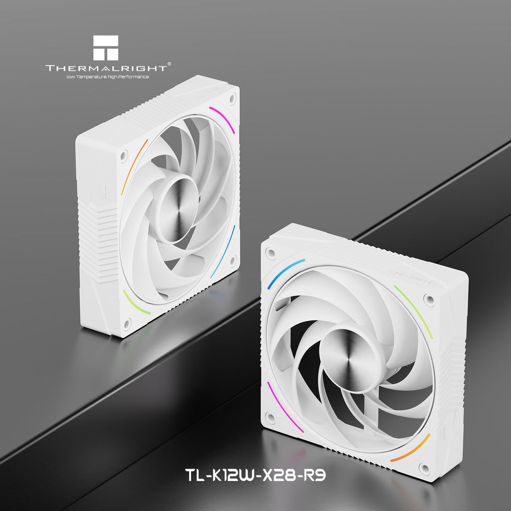 Thermalright TL-K12W-X28-R9 White A-RGB 120mm PWM Fan