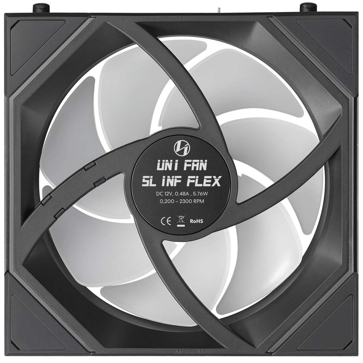 Lian Li UNI FAN SLINF FLEX Reverse 120mm Fan - Black