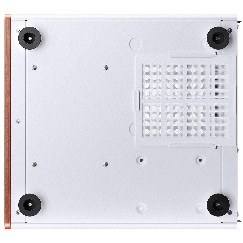 Jonsbo V12 White TG Wood Micro-ATX PC Case