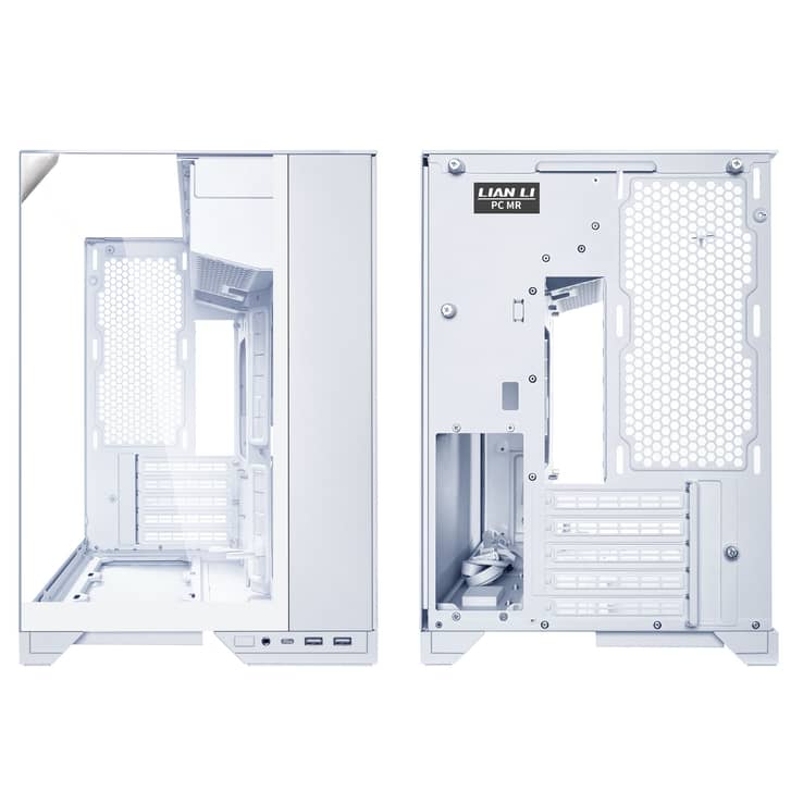 Lian Li O11 Vision-M White TG Dual Chamber Micro-ATX PC Case