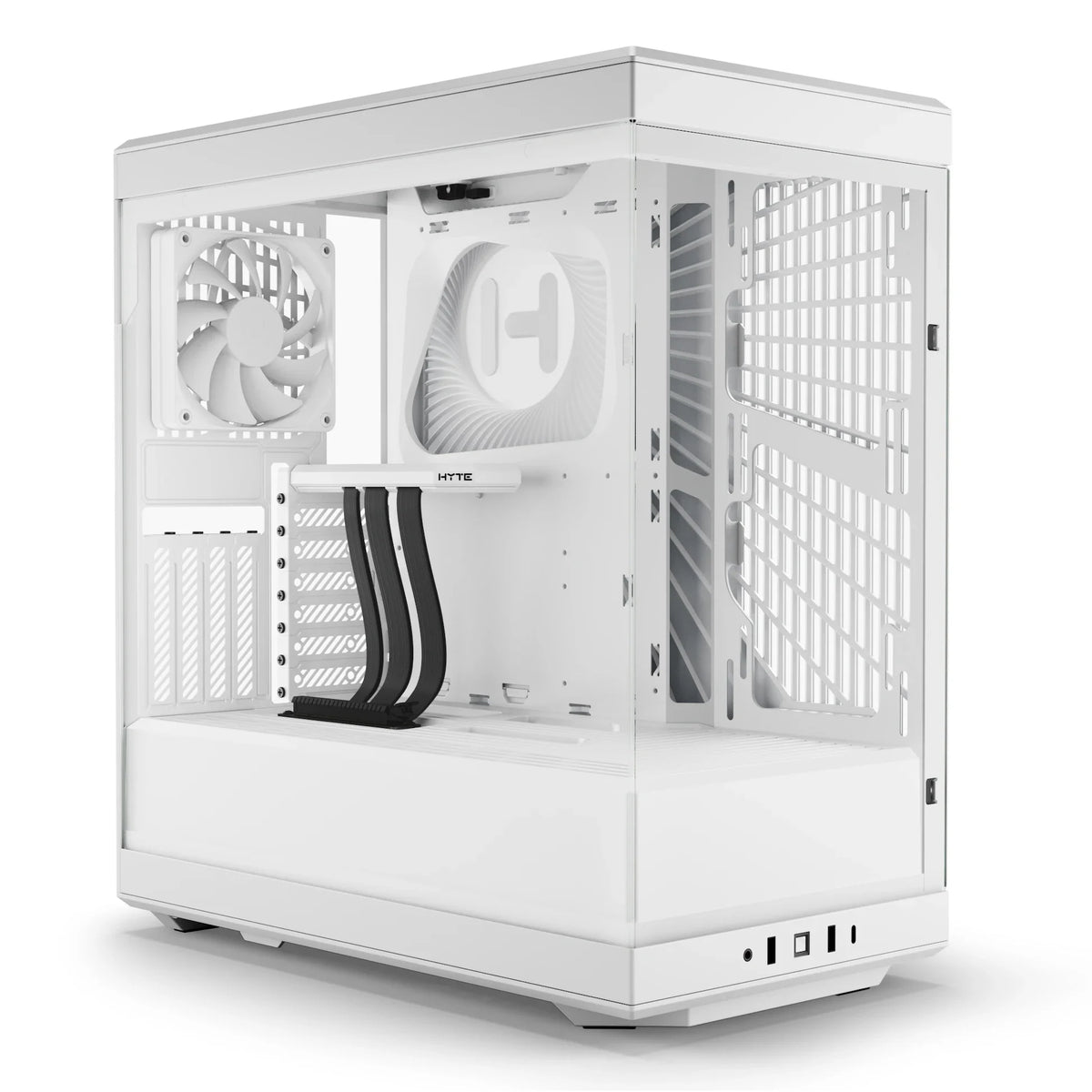 HYTE Y40 Mid Tower ATX PC Case Snow White
