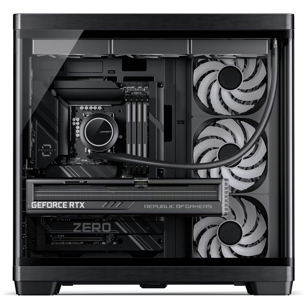 Jonsbo TK-4 Black Wood ATX Glass Case