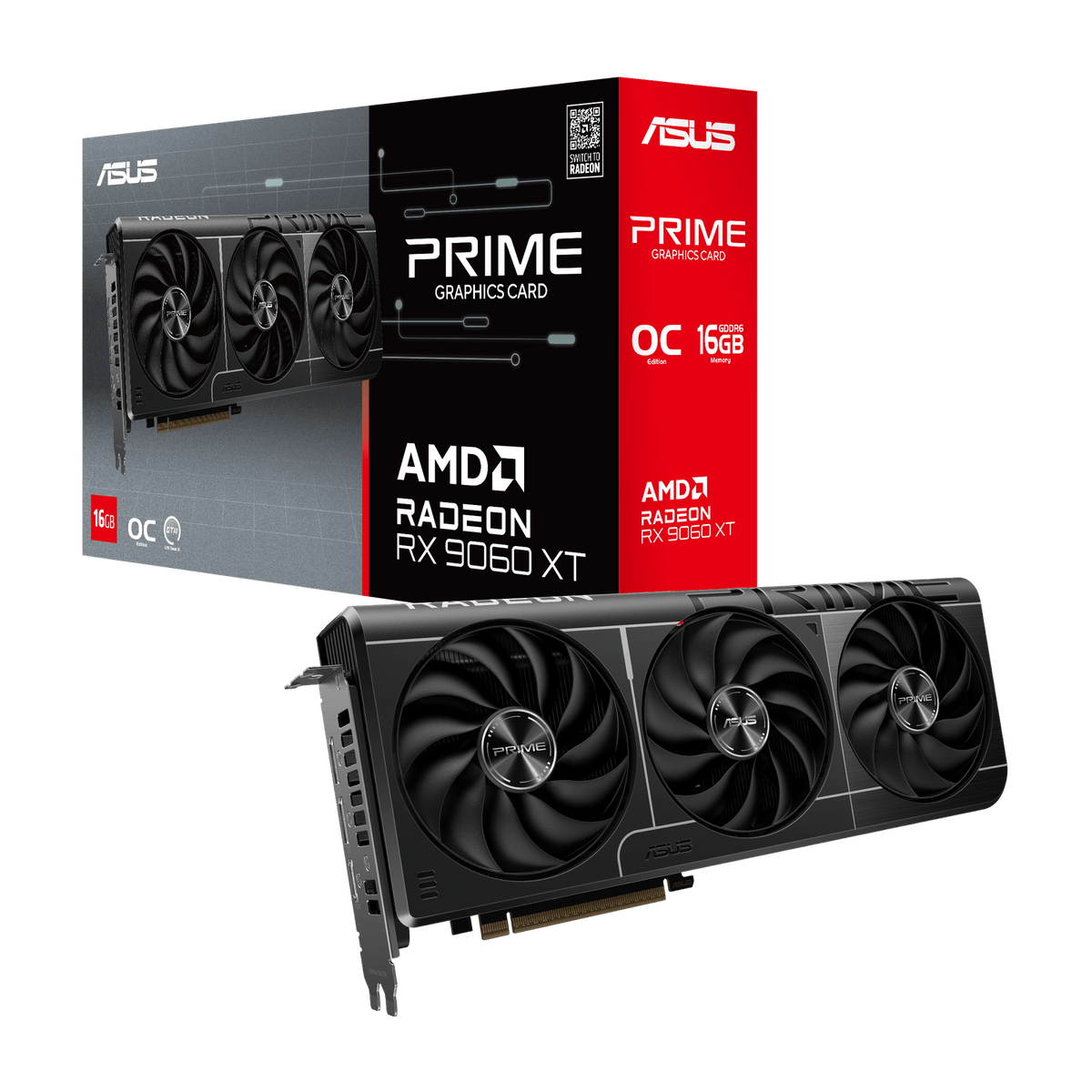 ASUS RX 9060 XT Prime OC 16GB Graphics Card