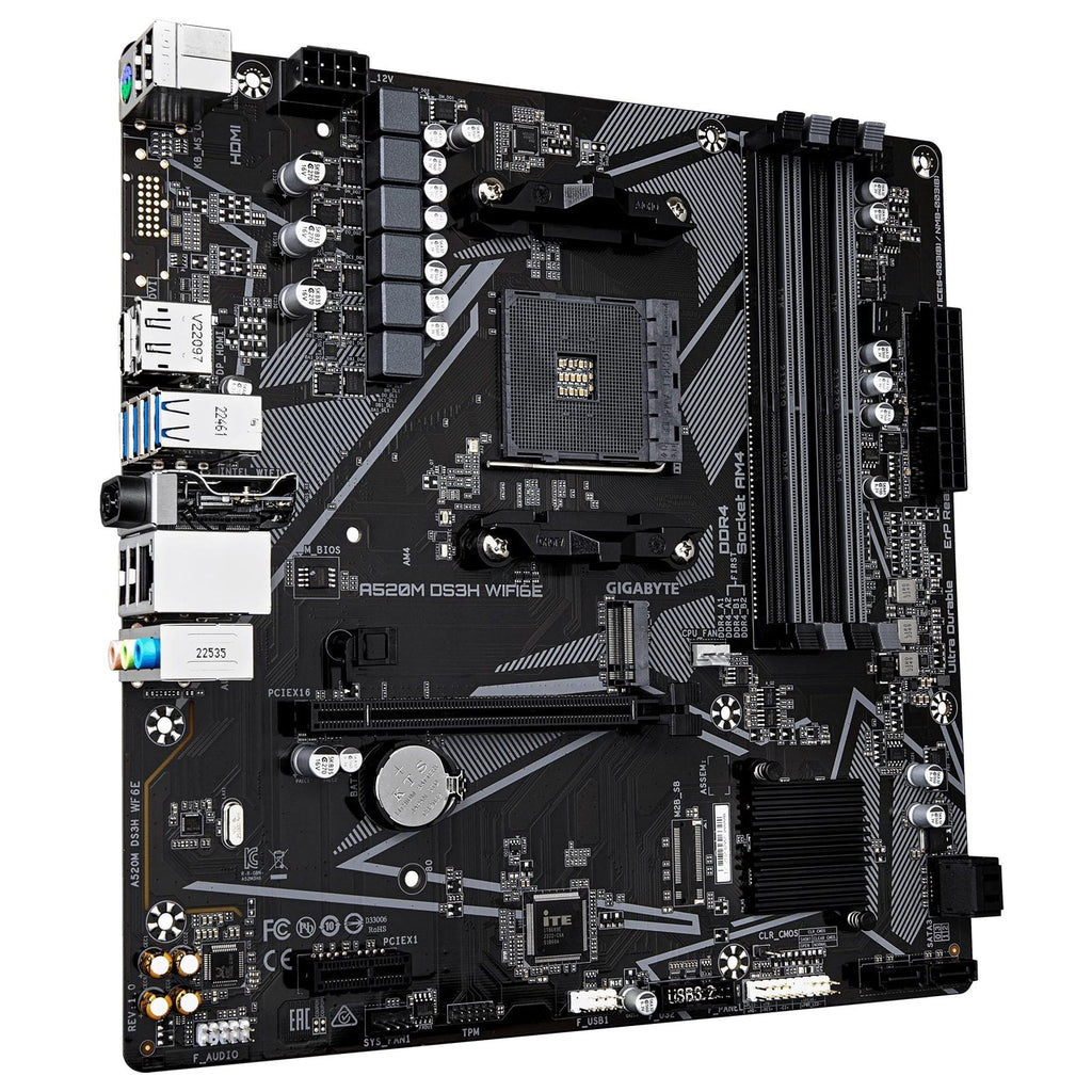 Orbit Ryzen AM4 Bundle - 32GB (2x16GB) 3200MHz DDR4 RAM & Gigabyte A520M DS3H WIFI6E