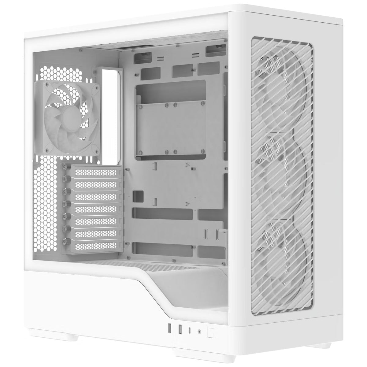 Aerocool D520A ARGB White ATX PC Case