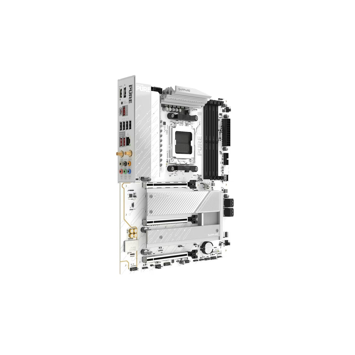 SAPPHIRE Pure B850A WiFi White ATX AM5 Motherboard