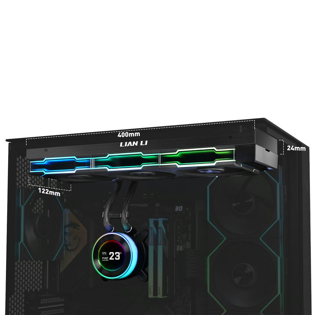 Lian Li HydroShift II LCD-C 360TL Black 360mm AIO Liquid Cooler