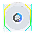 Lian-Li UNI SL120 Wireless LCD A-RGB White Reverse 120mm Fan